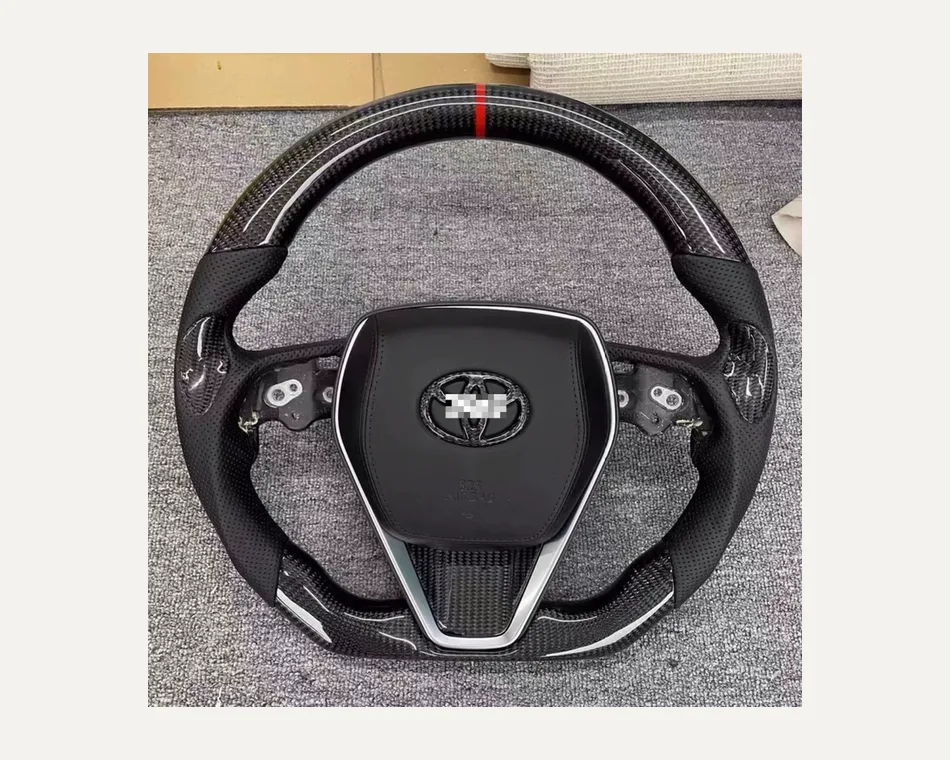 Toyota Corolla Matte Carbon Fiber Wheel — Custom Steering Wheel