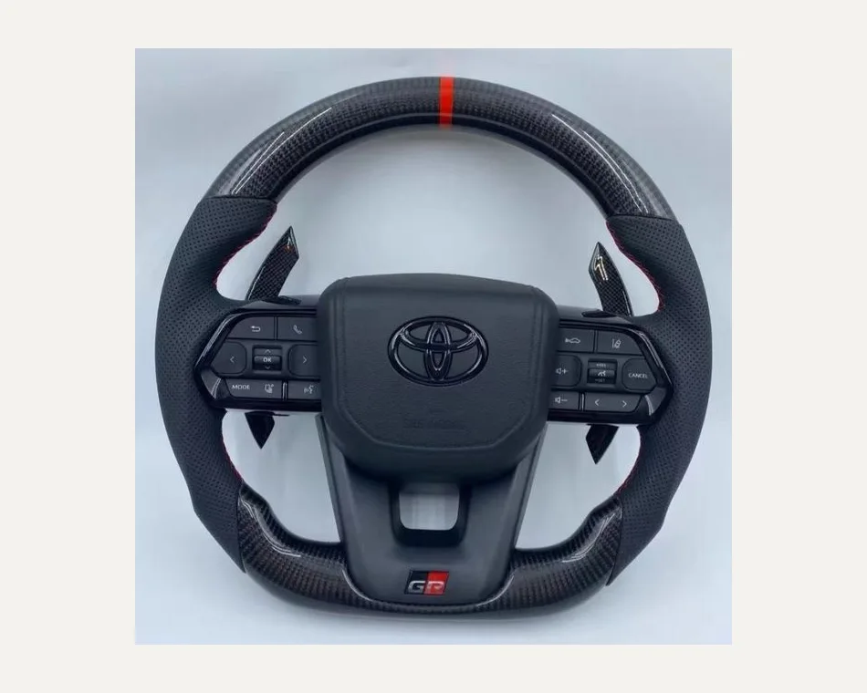 Toyota Land Cruiser Paddle Carbon Fiber Wheel — Custom Steering Wheel