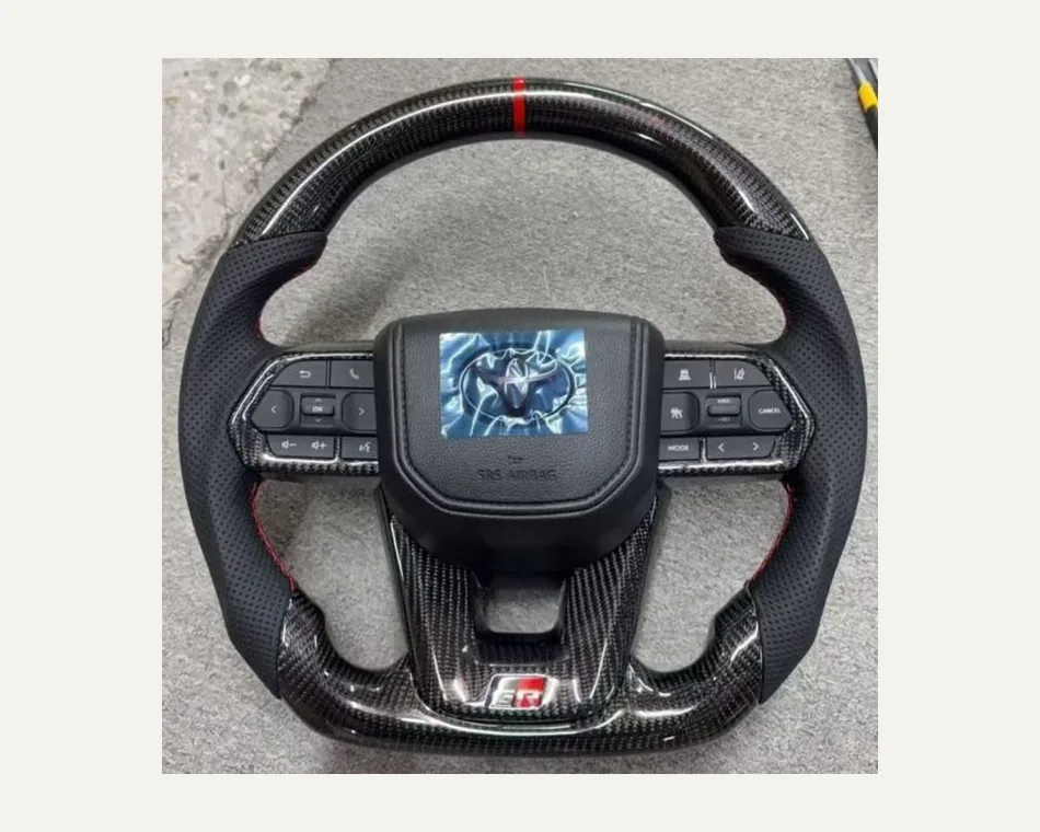 Toyota Land Cruiser Carbon Fiber Steering Wheel — Custom Steering Wheel