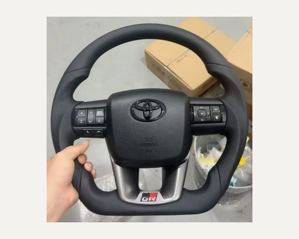 Toyota LC70 Nappa Leather Steering Wheel — Custom Steering Wheel
