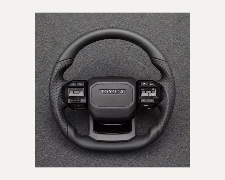 Custom Toyota full series Corolla Camry Crown Prius Supra RAV4 Nappa leather steering wheel 2017 2024